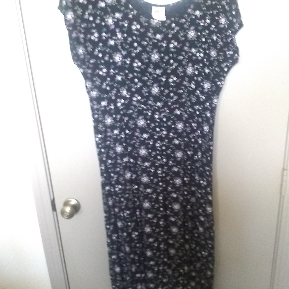 No boundaries black floral dress